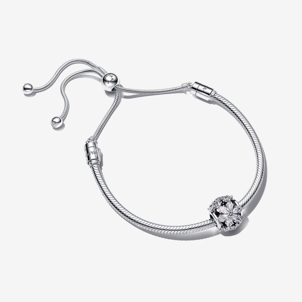 NEW - Authentic Pandora - Sparkling Herbarium Bracelet & Charm Set